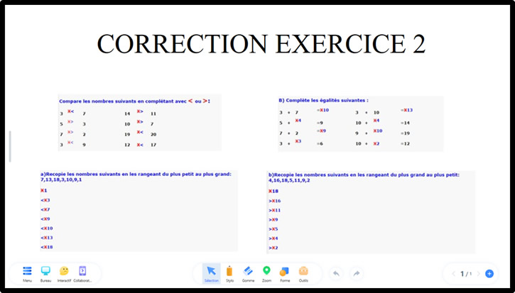 exercice mathematique ubm cc correction